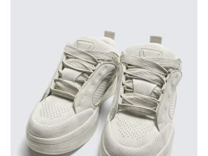 zara distressed chunky trainers