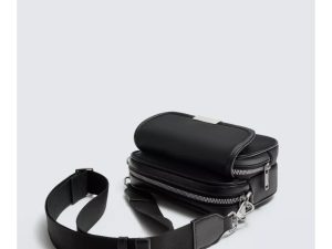 zara nylon crossbody bag